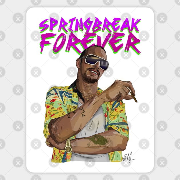 Springbreakers: Forever Magnet by 51Deesigns